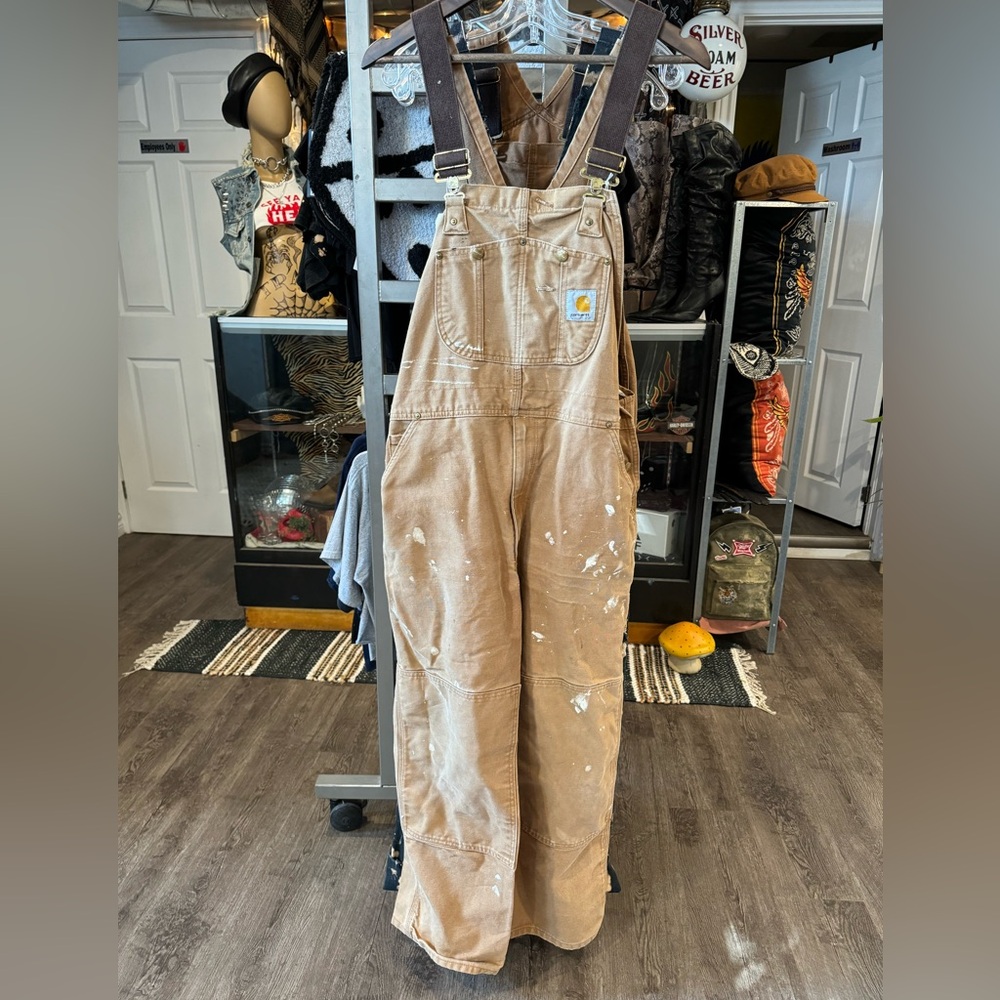 Carhartt Distressed Overalls
